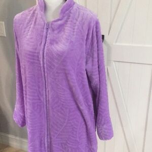 COPY - Just Love Purple Housecoat, size Medium.